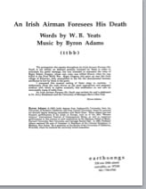 Irish Airman Forsees His Death TTBB choral sheet music cover Thumbnail